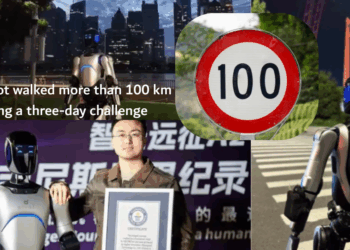 Humanoid Robot Walks Over 100 km in China to Break World Record
