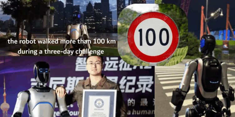 Humanoid Robot Walks Over 100 km in China to Break World Record