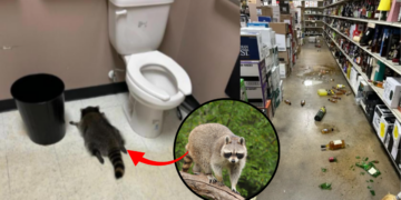 Police Respond to Suspected Break-In, Discover a Raccoon Passed Out in Store Bathroom