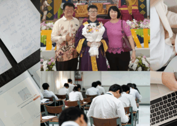 Father-Son Journey To SPM Together: Lim Siong Fui Retakes Exam at 57