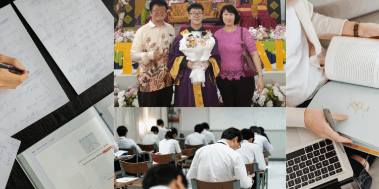 Father-Son Journey To SPM Together: Lim Siong Fui Retakes Exam at 57