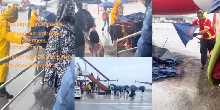 “I’ve never seen that in Europe”: Tourist Amazed by Airport Hospitality During Rain