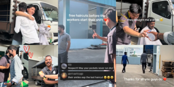 “They’re the sweetest people” — Video Shows Singapore Barber Offering Free Haircuts to Migrant Workers