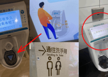 China Installs Futuristic Smart Urinals That Analyze Urine and Provide Instant Health Data