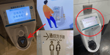 China Installs Futuristic Smart Urinals That Analyze Urine and Provide Instant Health Data