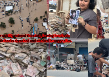 Flooded Manga Shop in Hat Yai Revived as Community Unites to Save Comics