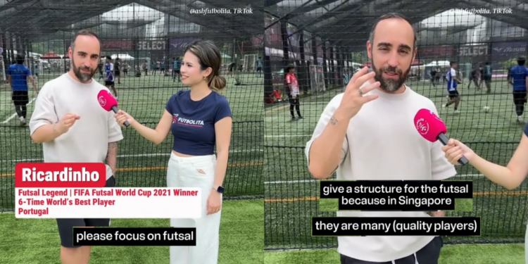 Ricardinho Believes Singapore Futsal Has Talent Waiting to Break Through