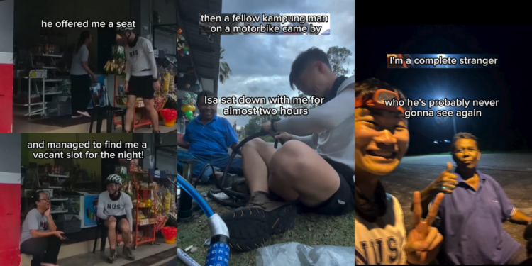 Stranded in Johor With a Punctured Tyre, Singaporean Cyclist Finds Help From Two Malaysians