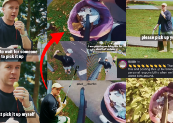 “Please pick up your trash”: Man Uses $5 ‘Kiap-Kiap Tool’ to Pick Up Roadside Litter