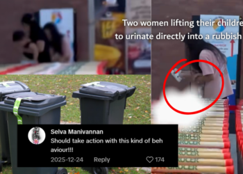 Supermarket Visit Turns Unpleasant After Women Allow Children to Urinate Into Trash Bin