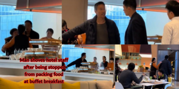 Hotel Buffet Turns Chaotic After Man Confronts Staff Over Packing Food To Go