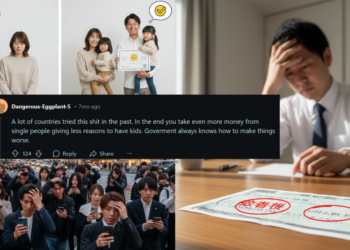 Japan’s New “Bachelor Tax” Sparks Anger as Population Crisis Deepens Nationwide