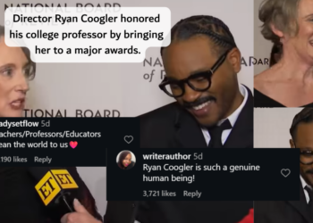 Hollywood Director Turns Heads by Bringing Former College Professor to Awards Gala