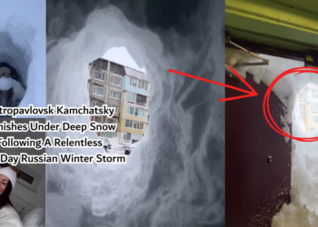 Massive Russian City Vanishes Completely Under Deep Snow After a Relentless Storm