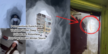 Massive Russian City Vanishes Completely Under Deep Snow After a Relentless Storm