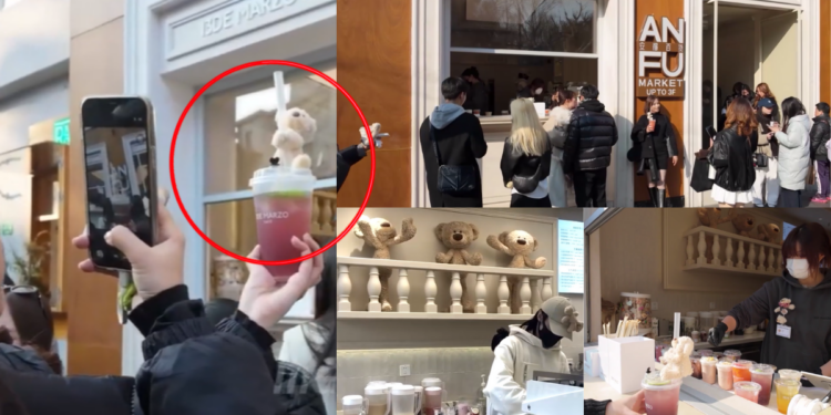 Shanghai Cafe Transforms Coffee Time with Cuddly Teddy Bears