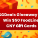 AllSGDeals Giveaway Drop: Win $50 FoodLine CNY Gift Cards