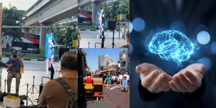 Singapore’s Most Innovative Street Performance: Busker ‘Jams’ With Hologram