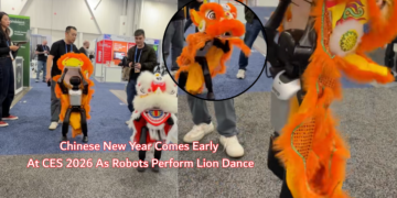 Chinese New Year Spirit Appears Early with Dancing Robots at CES 2026 in Las Vegas
