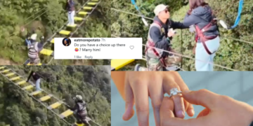 Thrilling Proposal by a Filipino couple in Vietnam on the Glass Bridge