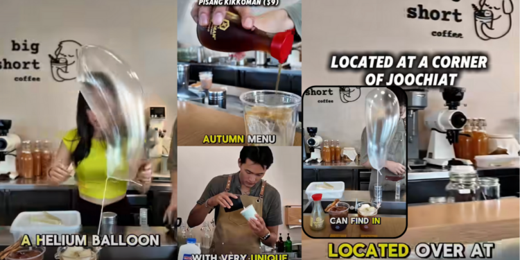 Helium Balloon Coffee? This Joo Chiat Café Takes Innovation to New Heights