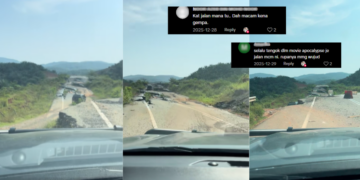 Road Still Carries Traffic Even Though it Looks Almost Impossible to Drive