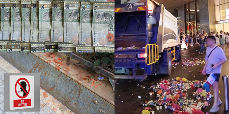 KL Imposes RM2,000 Fine, Community Service for Spitting or Littering from 1 January