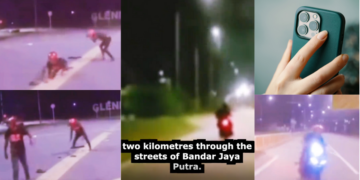 Teenage Couple Chased Armed Robbers 2KM Through Johor Streets