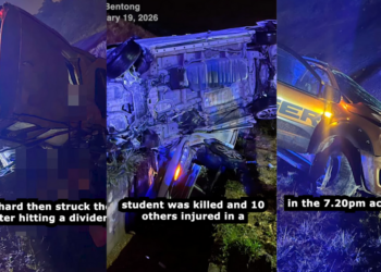 UiTM Student, 19, Killed in Three-Vehicle Crash on Rainy Malaysian Highway