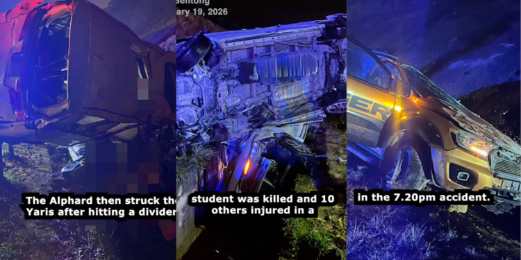 UiTM Student, 19, Killed in Three-Vehicle Crash on Rainy Malaysian Highway