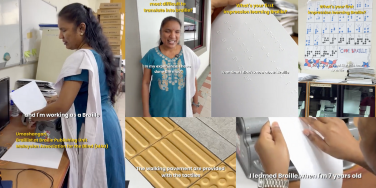 Born Blind, Now a Braille Editor—Umashangari’s Story is Touching Thousands