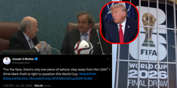 Sepp Blatter Causes Controversy When He Helps Fans to boycott world cup matches in the USA.