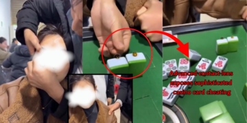 Woman’s Contact Lenses Forcibly Removed During Mahjong Cheating Confrontation