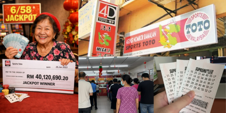 72-Year-Old Penang Housewife Wins Over RM40 Million in Toto Jackpot with Computer ‘Lucky Pick’
