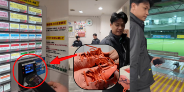 Japan Introduces Vending Machines Renting Futsal Shoes For Players Nationwide