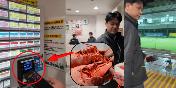 Japan Introduces Vending Machines Renting Futsal Shoes For Players Nationwide