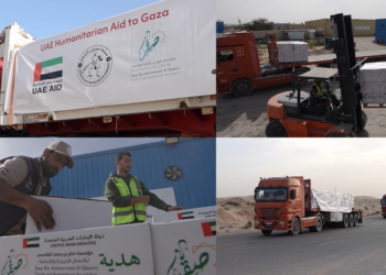 Ramadan relief – UAE delivers first batch of Saqr humanitarian aid to Gaza
