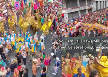 Rio’s on a roll! – Drone shows street parties and comparsas as millions party in iconic Carnival