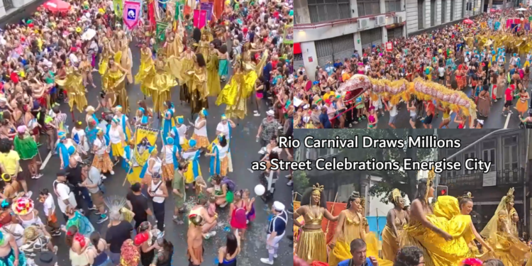 Rio’s on a roll! – Drone shows street parties and comparsas as millions party in iconic Carnival