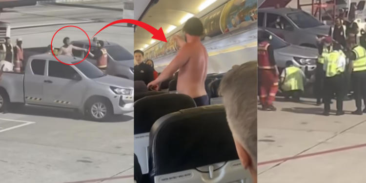 41-Year-Old Man Strips Mid-Flight Denied Entry and Deported After Chaos