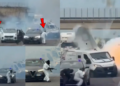Armored Van Explodes During Daylight Highway Robbery in Italy