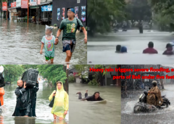 Bali Flooding Leaves Sanur Streets Under Five Feet of Water