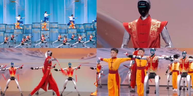 Kung Fu Robots Steal Thunder During the Grand Spring Festival Gala in China