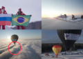 Floating on air – Group of extreme athletes sets record at altitude of 1,700 metres in Central Russia