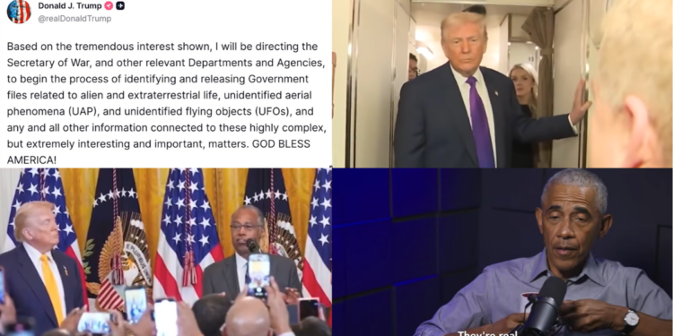 President Trump Vows To Declassify Secret Government Files Regarding Aliens And UFOs