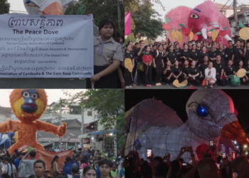 Animals at large! – Giant Puppet Parade illuminates Siem Reap with music, colours and larger-than-life figures