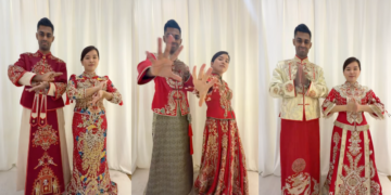 Cultural Transformation in Seconds: Chinese-Indian Couple’s Smooth Outfit Transition Stuns Viewers
