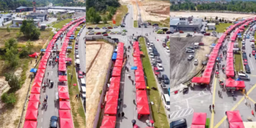 Family-Friendly Ramadan Bazaar: 1.4km Market With Tables, Prayer Rooms in Rawang