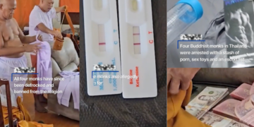 Four Buddhist Monks Arrested in Thailand Monastery Raid—Drugs, Porn and Weapons Found