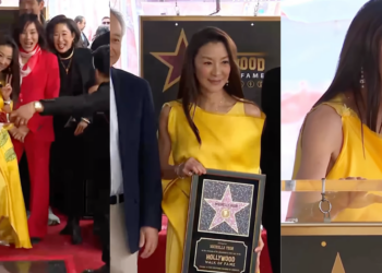 After 40 Years, Michelle Yeoh’s Name Shines on Hollywood Walk of Fame